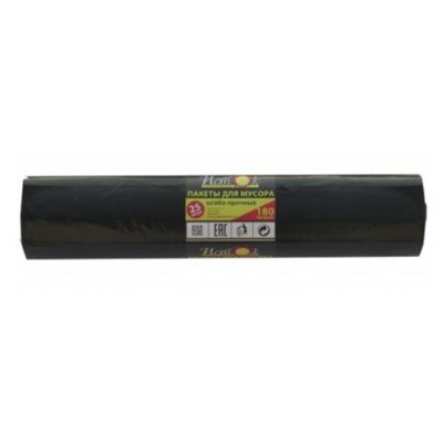 Мусорные мешки ИСТОК 180л/25шт, 60мкм
