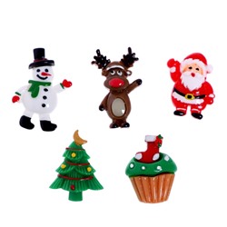 УЦЕНКА (помята упаковка) Набор для опытов «Новогодняя гирлянда», ёлочка и Дед Мороз