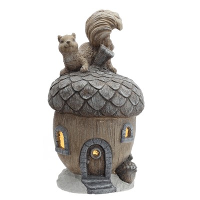 GAEM Фигурка декоративная "Домик" с подсветкой (АААх3, н/п), L30 W30 H46 см