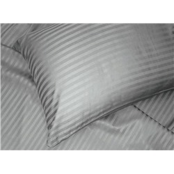 КПБ Полоса серый полисатин