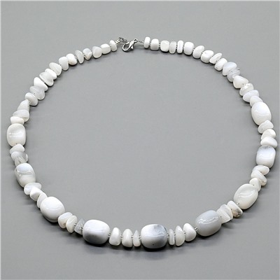 Бусы из Кахолонга галтовка, 52см