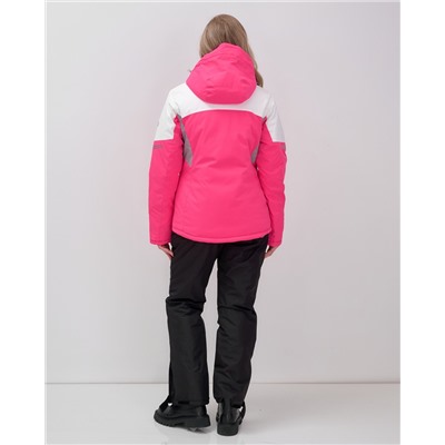 Горнолыжный костюм женский зимний УЦЕНКА розового цвета 02810R