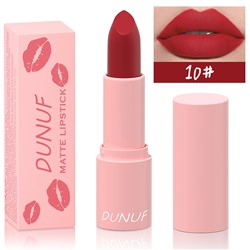 Матовая помада DUNUF Matte Lipstick 10