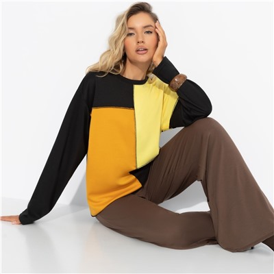 Лонгслив со швами наружу, Идеальная гармония (оранжевая)