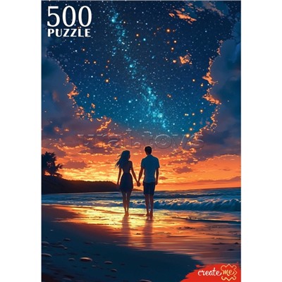 Пазлы 500 "Прогулка по пляжу"