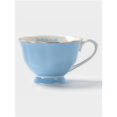 Чайная пара WY Royal blue, фарфор, 220 мл, голубая