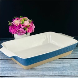 118-097 Прямоугольное блюдо для запекания 41см в под.уп.(х4)Фарфор