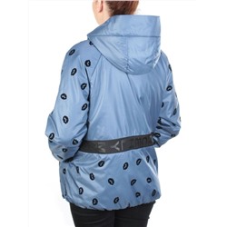 ZW-2166-C BLUE Куртка демисезонная женская BLACK LEOPARD (100 гр.синтепон)