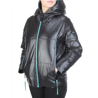8278 BLACK Куртка демисезонная женская BAOFANI (100 гр. синтепон)