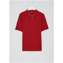Short Sleeve Knitted Polo Shirt