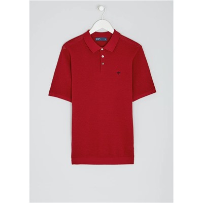 Short Sleeve Knitted Polo Shirt
