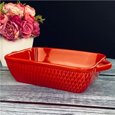 118-090 Прямоугольное блюдо для запекания 33см в под.уп.(х8)Фарфор