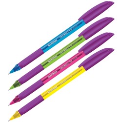 Ручка шариковая Triangle 110 Color, узел 0.7 мм, чернила синие, грип, МИКС