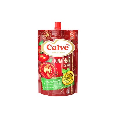 «Calve», кетчуп «Томатный», 350 г