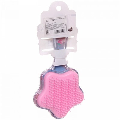 Расческа массажная детская "Baby House Mila", микс 4 вида Котята, 17*8.5см