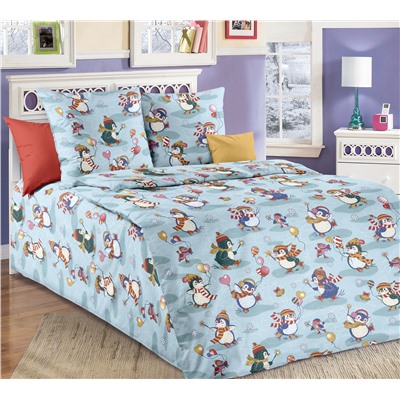 Ткань перкаль Детский / Пингви 1