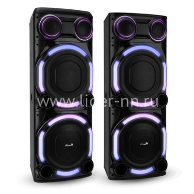 Колонка 15" (30-57 CRAZY BOX 5000) динамик 4шт/15" комплект 2 колонки ELTRONIC с TWS