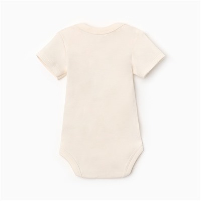 Боди детское «Крошка Я» Christmas, рост 68-74 см, молочное