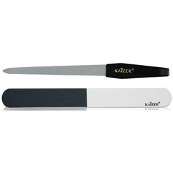 KAIZER Комплект 2 предмета, пилка алмазная, пилка полировочная 320/600/3000 (2726)