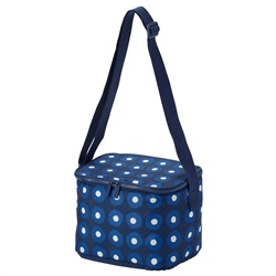 PILLERSTARR, Kühltasche, gemustert/blau,, 26x19x19 cm