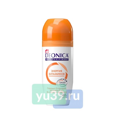 Антиперспирант-ролик DEONICA Энергия Витаминов 50мл