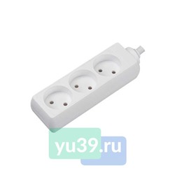 Удлинитель ФAZA FЕ075-03-150, 3 розетки, 1,5 м.