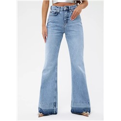 Женские джинсы клёш ретро CRACPOT