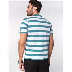 Футболка-поло фактурного материала "пике"