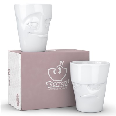 Набор кружек Grumpy & Impish, 350 мл, белый, 2 шт.