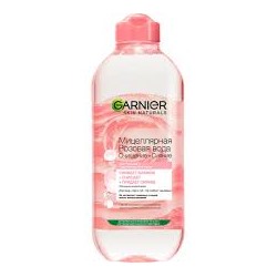 Garnier Skin Naturals 639080 МИЦЕЛЛЯРНАЯ Розовая вода, Очищение и сияние для тускл. и чувст.к 400 мл