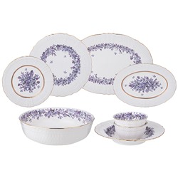 СТОЛОВЫЙ СЕРВИЗ LEFARD "LILAC" НА 6 ПЕР. 23 ПР.  (КОР=1НАБ.)