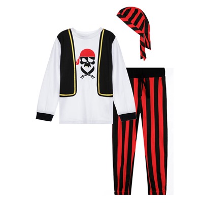 Карнавальный костюм Пирата для мальчика: лонгслив, брюки, шапка