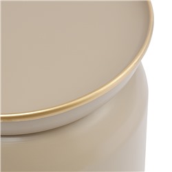 Столик журнальный Ingvild, Ø38 см, бежевый