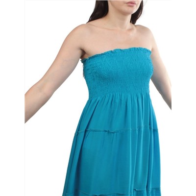 168 LT. BLUE Сарафан женский (100% хлопок)