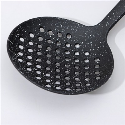 Шумовка Доляна «Мрамор», h=33 см