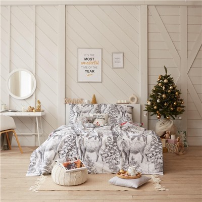 Постельное бельё "Этель" 1.5 сп Лесная сказка 143*215 см, 150*214 см, 70*70 см - 2 шт