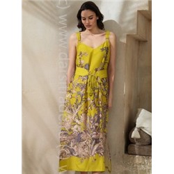 №5409 Платье пляжное "Fiji" Mia-Amore Дроп лен