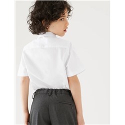 3pk Boys' Longer Length Easy Iron School Shirts (4-18 Yrs)