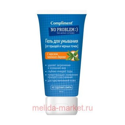 Compliment No Problem Гель для умывания с маслом чайного дерева 200мл