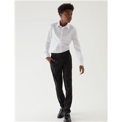 Boys' Super Skinny Slim Fit School Trousers (2-18 Yrs)