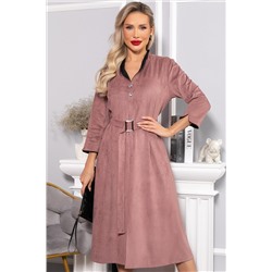 Платье замшевое Дарьяна НЬЮ (пыльная роза) П14651-18М