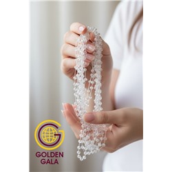 Комплект бижутерии "Хрустальная россыпь" , цвет прозрачный