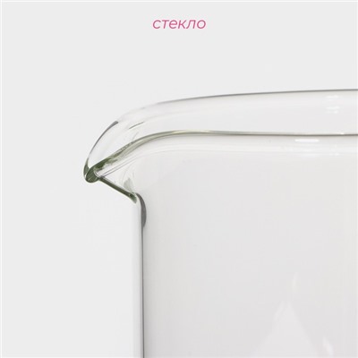 Колба для френч-пресса Доляна «Классика», 350 мл, d=6.8 см, стекло