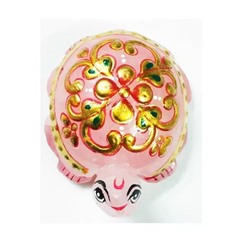 Черепаха из Розового Кварца для Феншуя и Васту, Rose Quartz Stone Tortoise Fengshui And Vastu, произв. Kalyan Puja