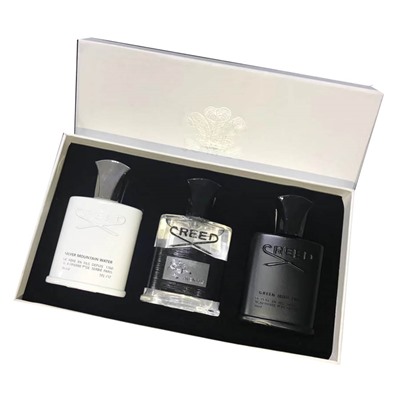 Подарочный набор Creed For Men 3x30 ml серебро