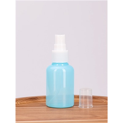 Бутылочка для хранения, с распылителем, 50 мл, голубая