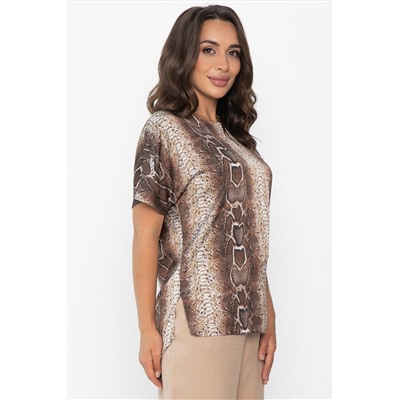 Блуза Морган (коричневая) Б14031-16М