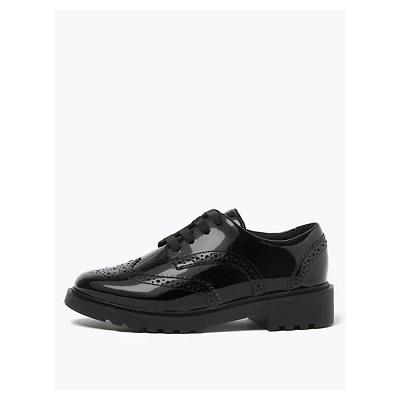 Kids' Leather Brogue School Shoes (13 Small - 7 Large)