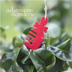 Декор из дерева РАСЧЕСКА (Набор из трех штук разных цветов, Comb)