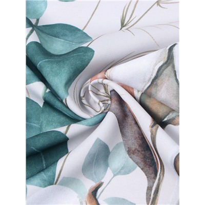 Комплект штор для кухни с подхватами Этель Cotton, 145×180 см-2 шт., 100% п/э